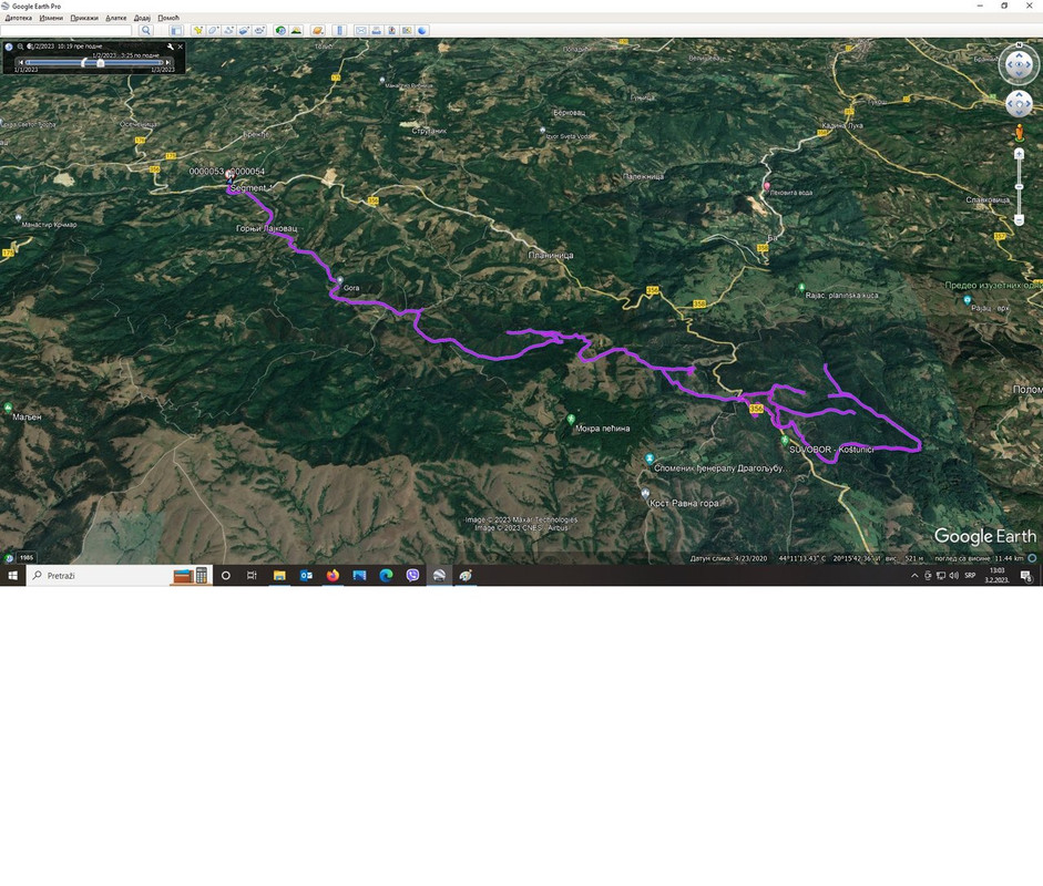 Brežđe - suvobor trek