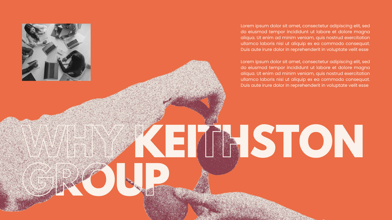 Orange Beige Dualtone Startup Pitch Deck Presentation