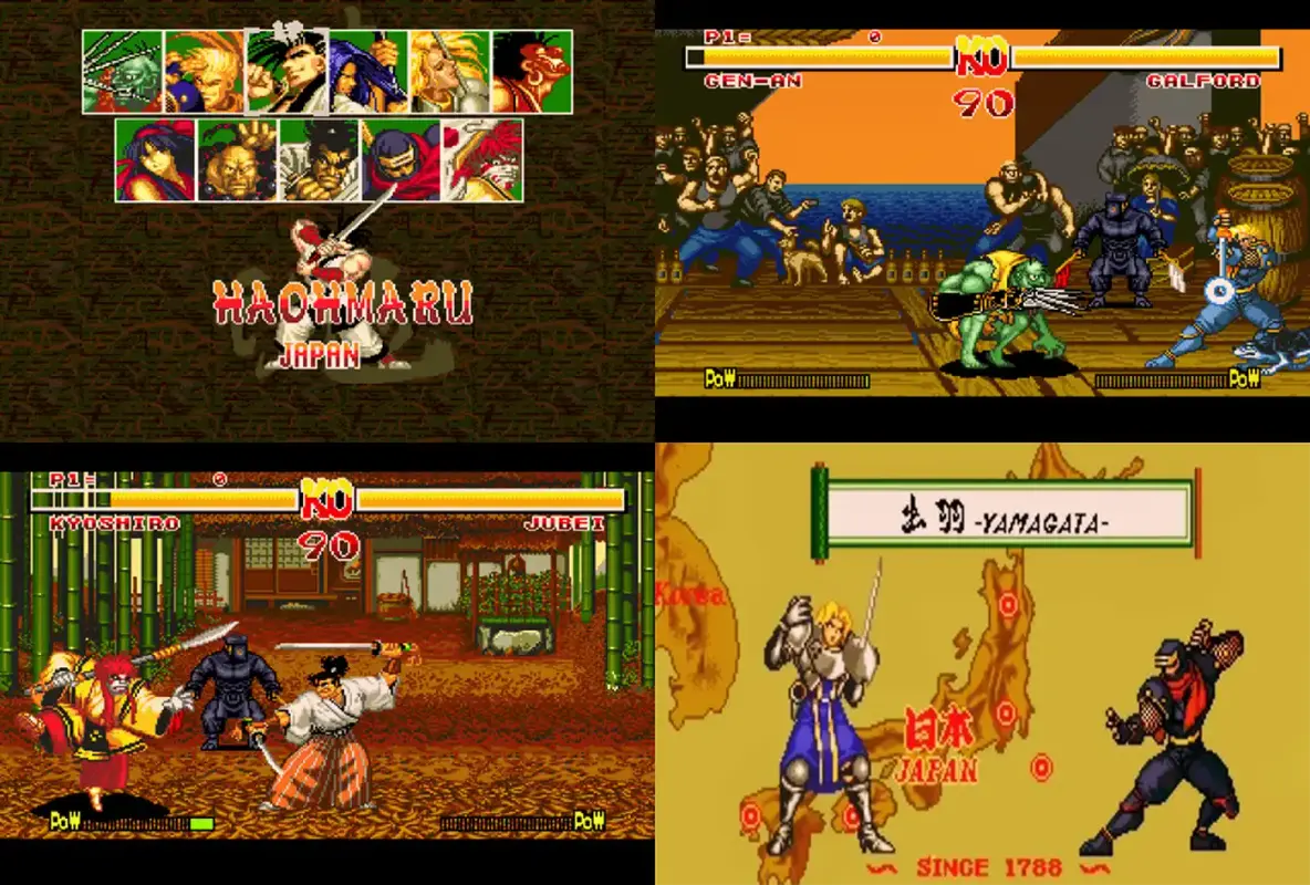 cover Mega drive Samurai Shodown