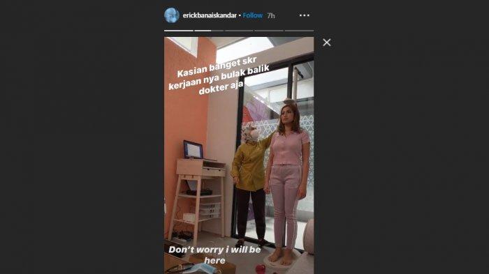 Erick Iskandar mengabarkan kondisi terbaru Jessica Iskandar.