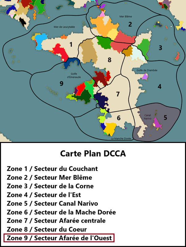 Carte des zones découpées par le plan de la DCCA, mis en exécution en 2020 par le Pacte afaréen de sécurité Carte des zones découpées par le plan de la DCCA, mis en exécution en 2020 par le Pacte afaréen de sécurité