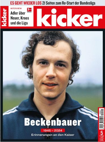 Cover: Kicker Sportmagazin No 05 vom 11  Januar 2024