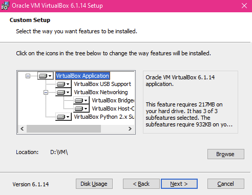 install
