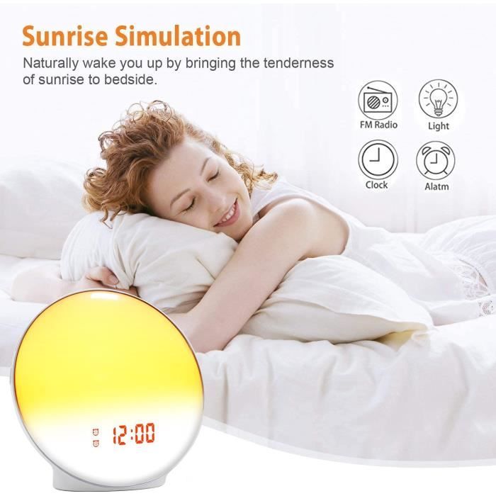 reveil simulateur d aube reveil lumineux eveil lum