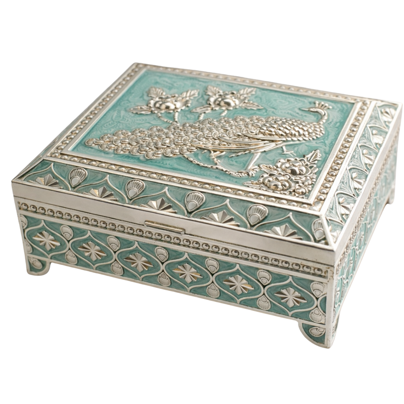 Small Jewellery Box Blue
