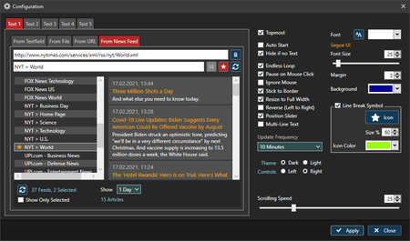 News Ticker 1.2.0 Portable News Ticker 1.2.0 Portable