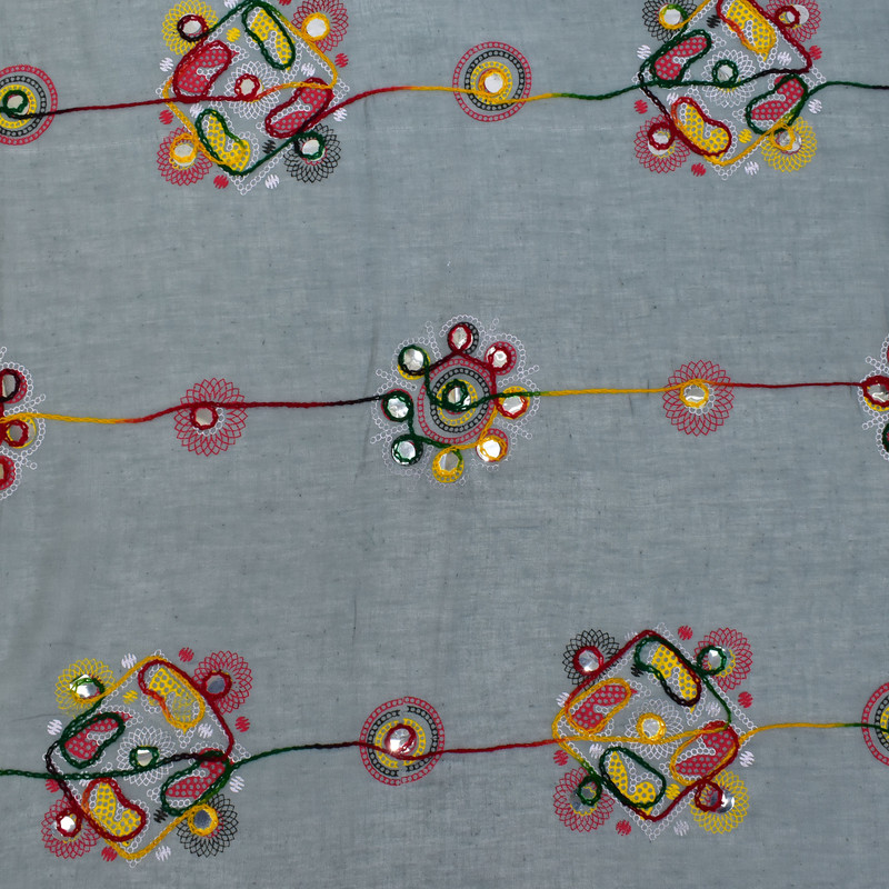 thumbnail 63  - Women&#039;s Cotton Dupatta Wrap Stole Mirror Work Embroidery Ethinic Scarves Chunni