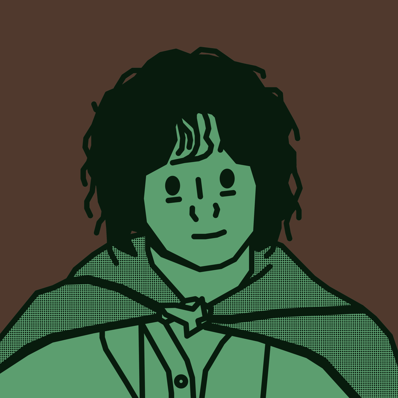 My illustration of Frodo