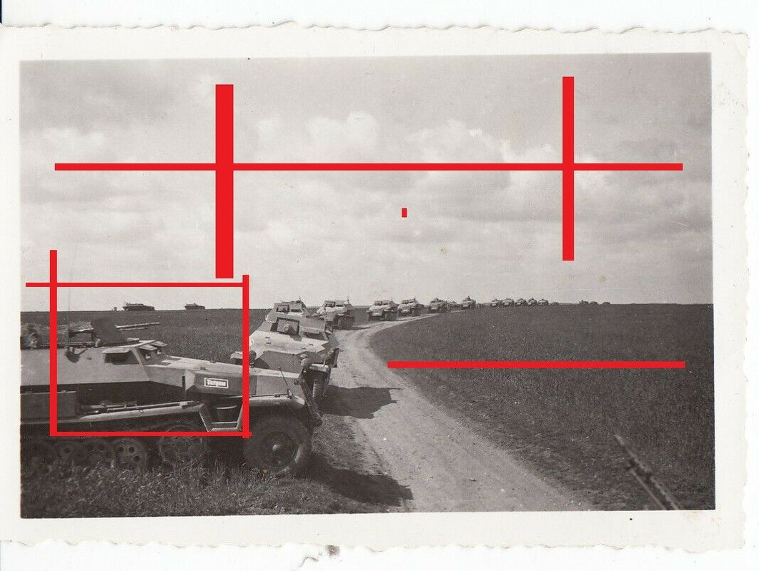 Foto Panzer Spähwagen Torgau 1943 Panzer Regiment 26