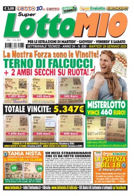 Lottomio di Martedì N.930 - 28 Gennaio 2025