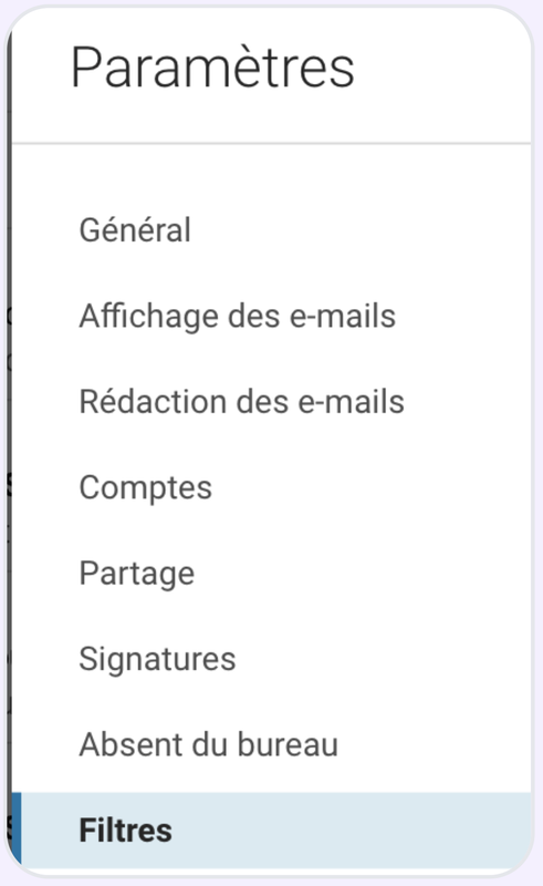 Règle Anti-SPAM