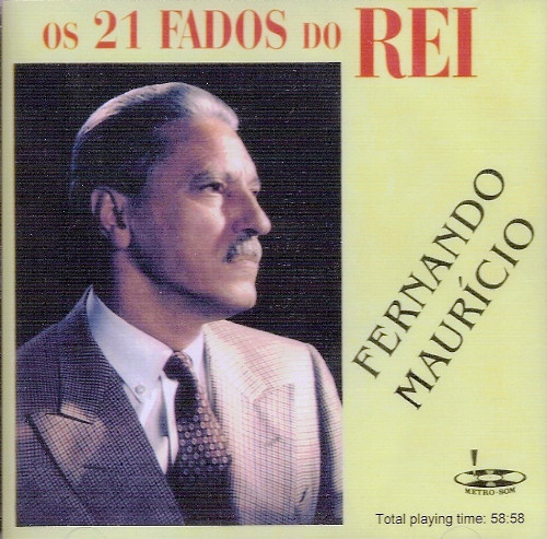front - Fernando Maurício - Os 21 Fados Do Rei