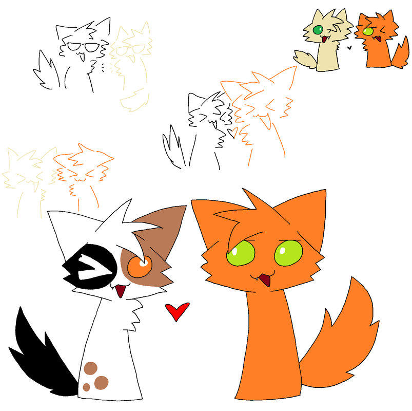 art by me, designs by @Warriorkittys