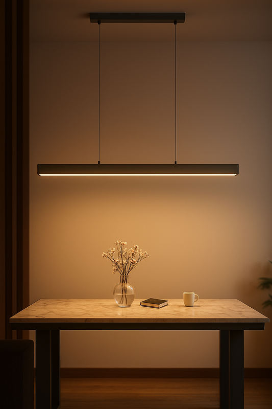 Moderne Hängeleuchte mit 3 Lampenschirmen