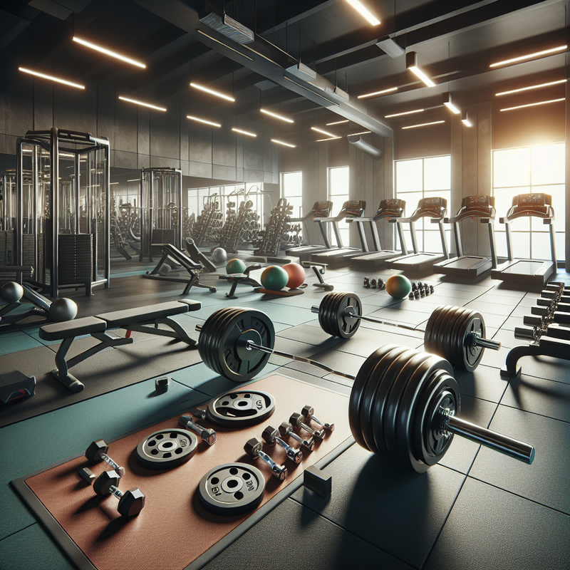 Спортивные блины для штанги - хранение в спортзале