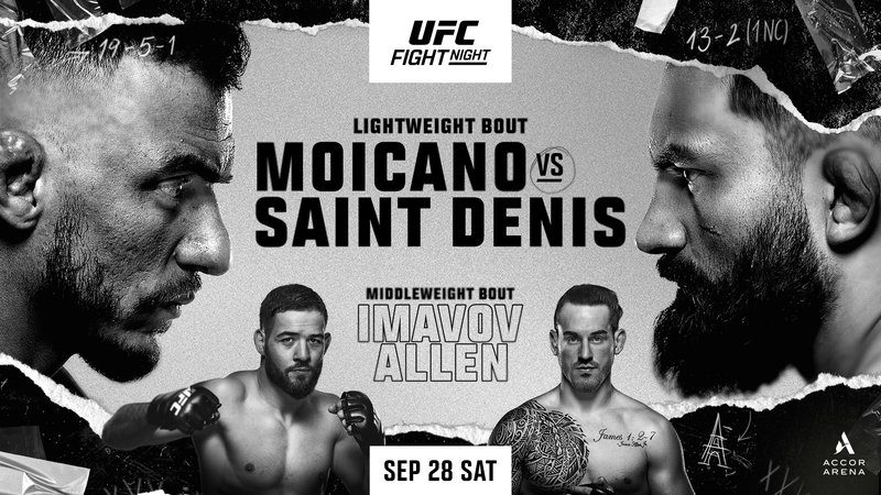 Пуснаха постера за UFC Fight Night: Мойкано - Сен Дени