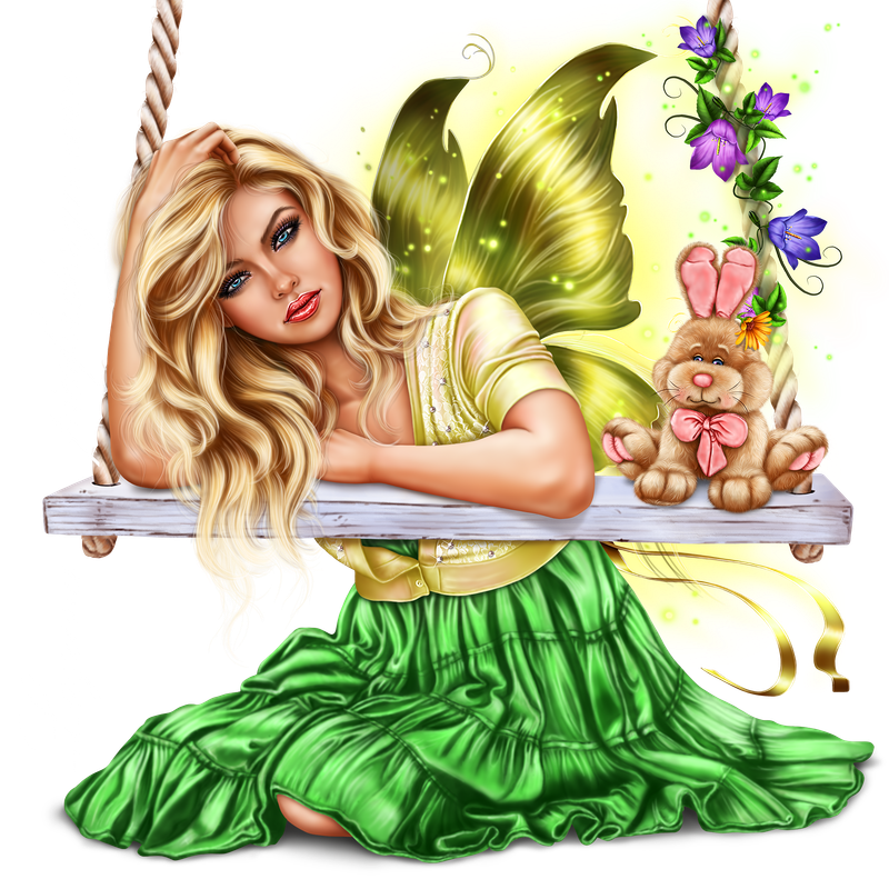 spring fairy and bunny 51