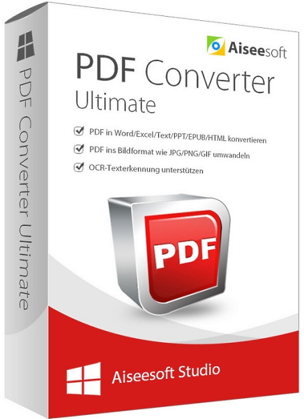 Aiseesoft PDF Converter Ultimate 3.3.32 Multilingual Portable