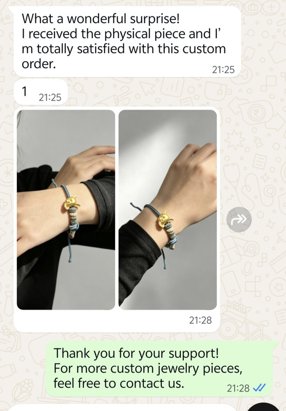 Customer Review on WhatsApp