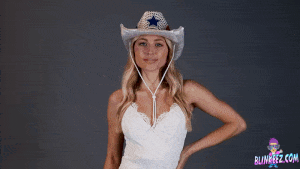 LED 4th Of July Light Up Cowboy Hat