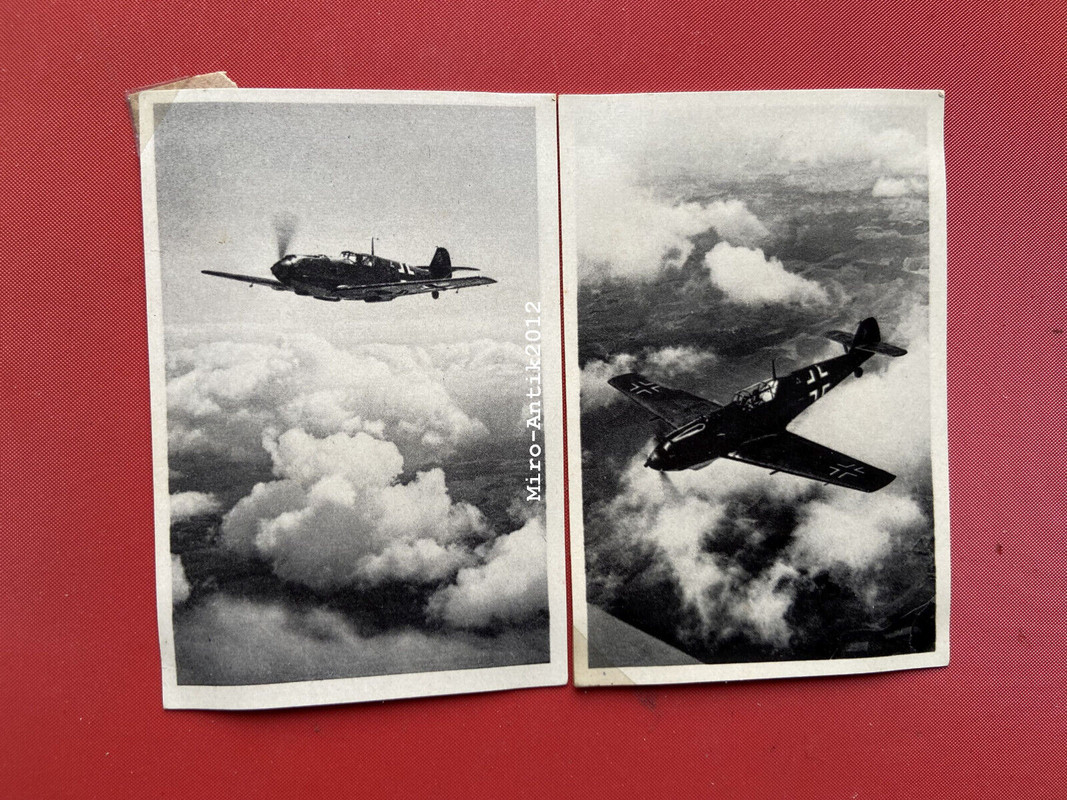 2 x Kauf Foto, 5. I.R.222, Messerschmitt Me 109 (N)50714
