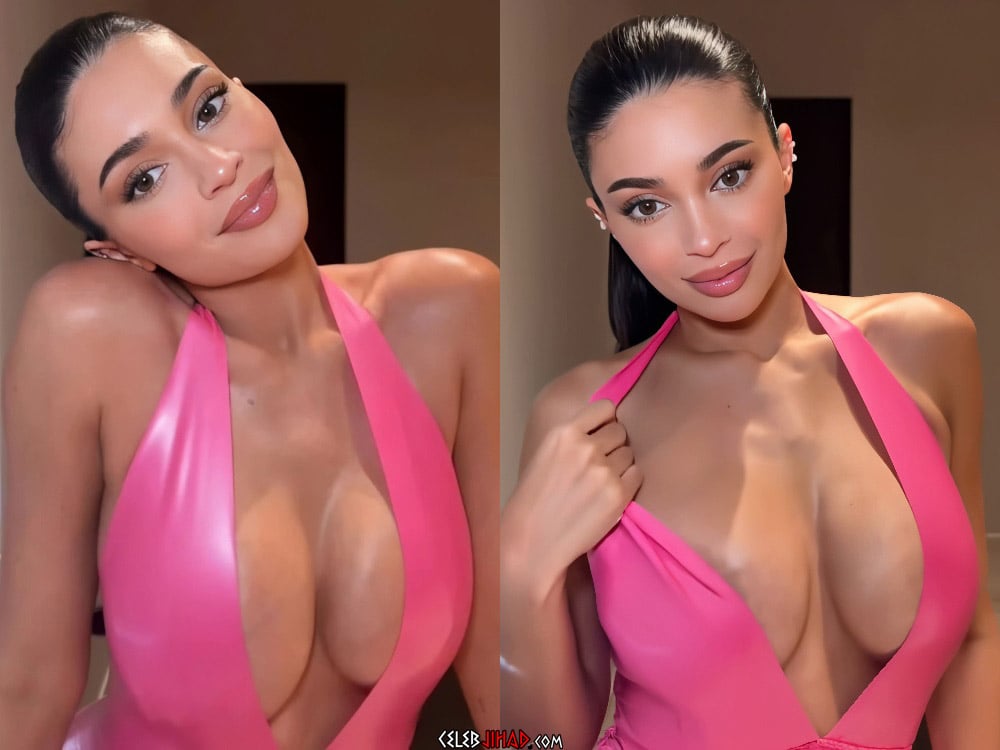 kylie-jenner-latex-boobs
