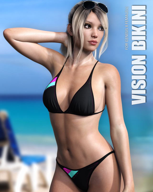 Vision Bikini for Genesis 8 Females
