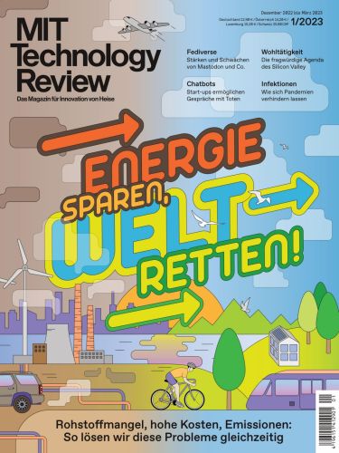 Cover: Mit Technology Review Magazin No 01 2023