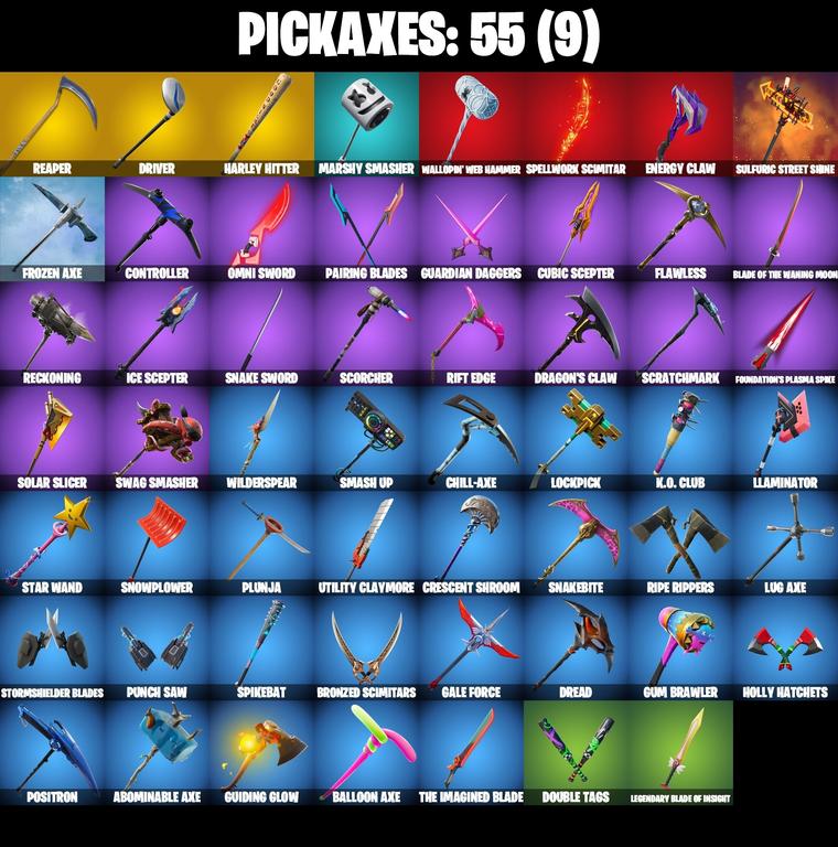pickaxes comp