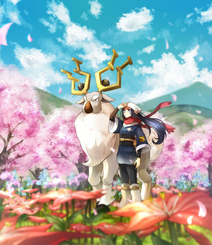 akari-and-wyrdeer-pokemon-and-2-more-dra