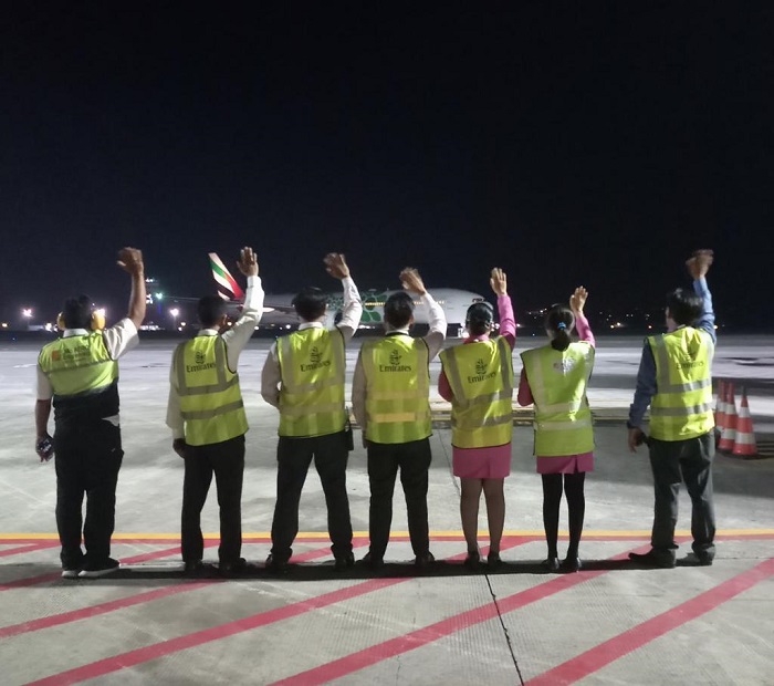 Penerbangan Emirates terakhir dari Denpasar, Bali