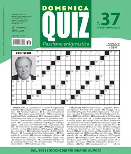 Domenica Quiz N.37 (3897) – 24 Settembre 2026
