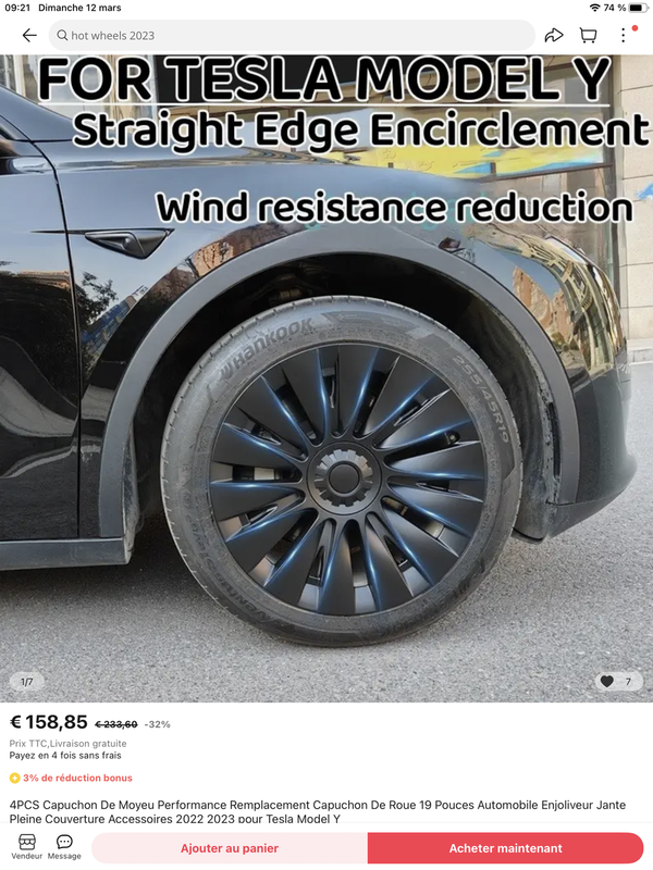 Enjoliveurs alternatifs pour jantes Gemini - Tesla Model Y - Forum