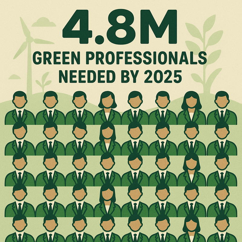 20250522 0926 Green Professionals Demand simple compose 01jvw2ppygeddt8bshftc5aj8a