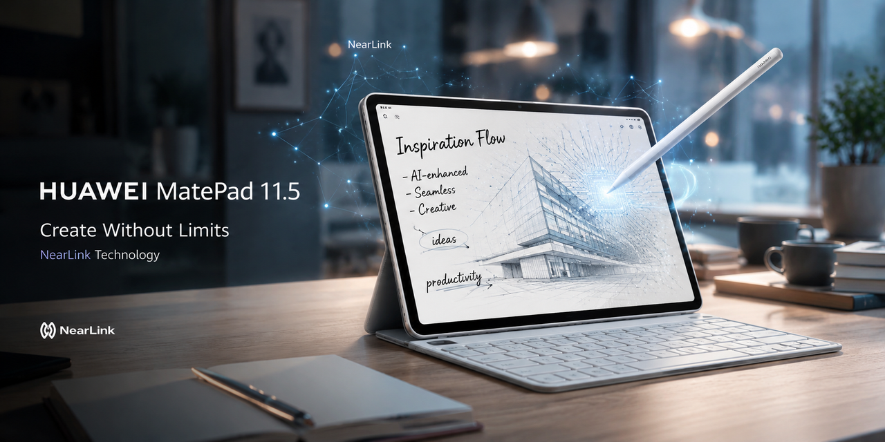 O tablet que escreve como papel e pensa como PC: unboxing do Huawei MatePad 11.5 PaperMatte com M-Pencil NearLink