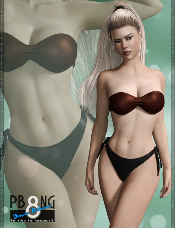 Pretty Base NG 8 Basic Bikini for Genesis 8 Female(s) Pretty Base NG 8 Basic Bikini for Genesis 8 Female(s)