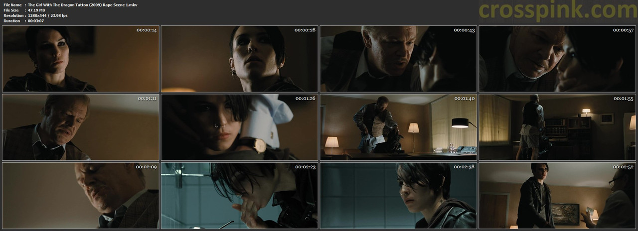 The Girl With The Dragon Tattoo (2009) Rape Scene 1.mkv