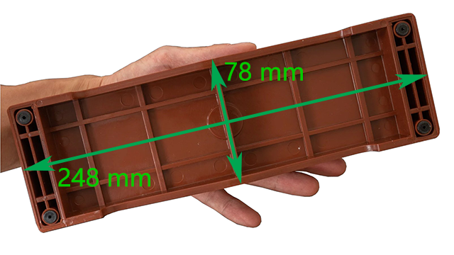 Naniwa Chosera довжина та ширина платформи точильного каменя