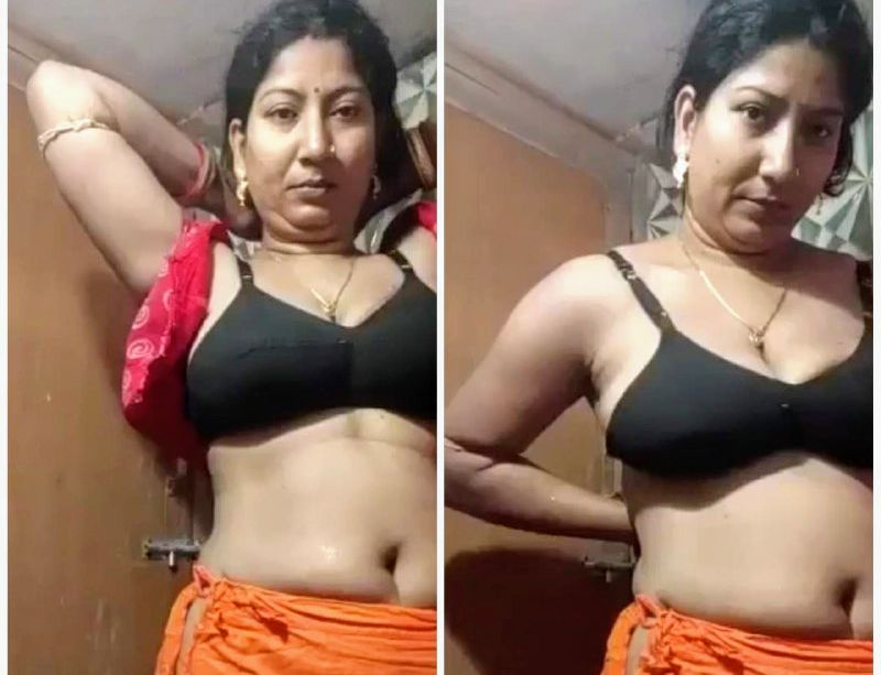 Hot bengali milf taking bath nude