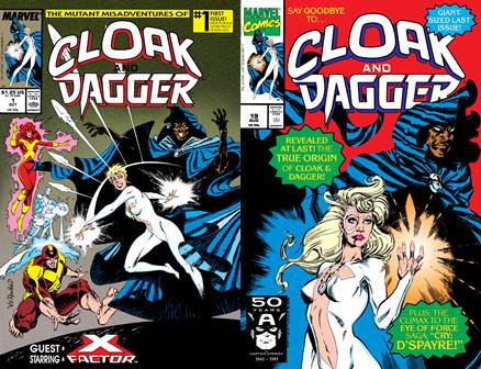 Mutant Misadventures of Cloak and Dagger 1-13 + Cloak and Dagger 14-19 (1988-1991) Complete
