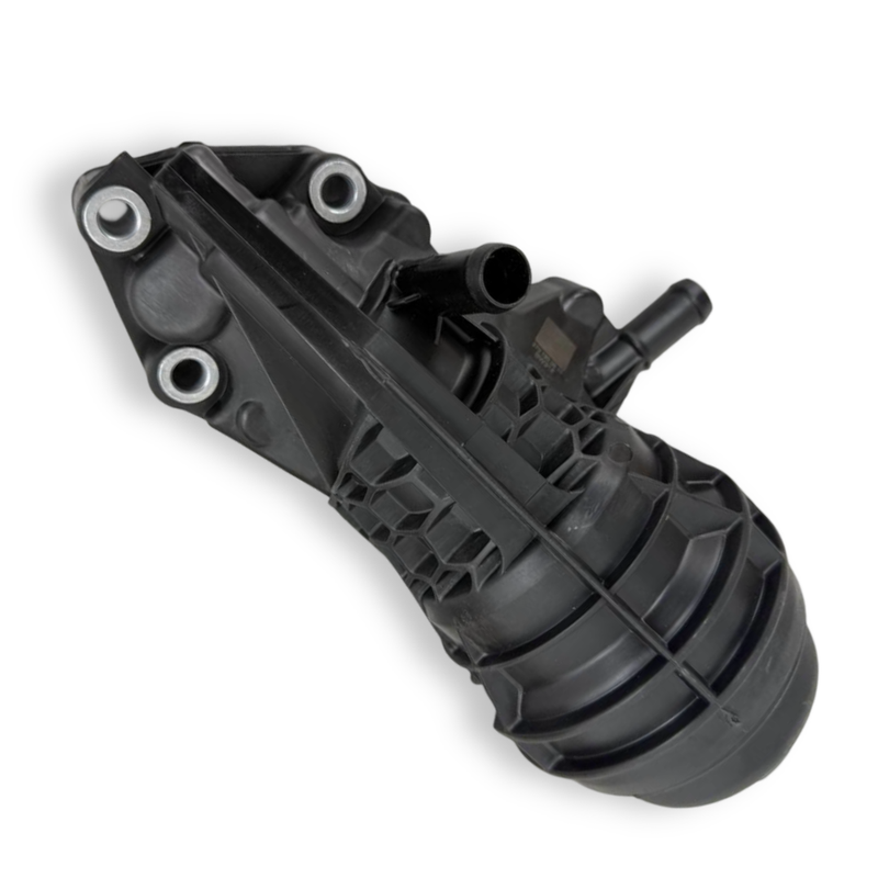 Mercedes-Benz Engine Oil Filter Housing with Cooler | Black Silver For M270 A-Class CLA GLA B-Class A2701800500