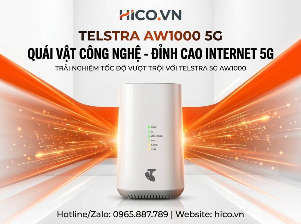 Bộ phát Wifi 5G Telstra AW1000 3600Mbps chính hãng HICO