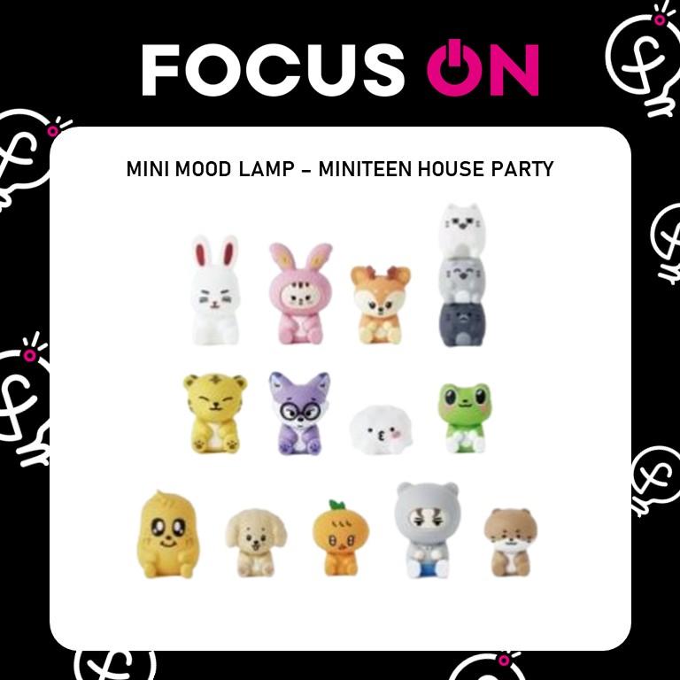 IN STOCK] SEVENTEEN Mini Mood Lamp MNITEEN HOUSE PARTY POP-UP