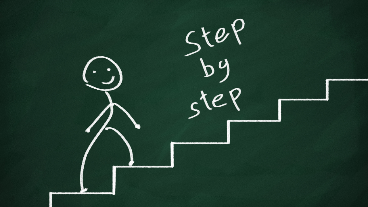 Green background photo with a drawing