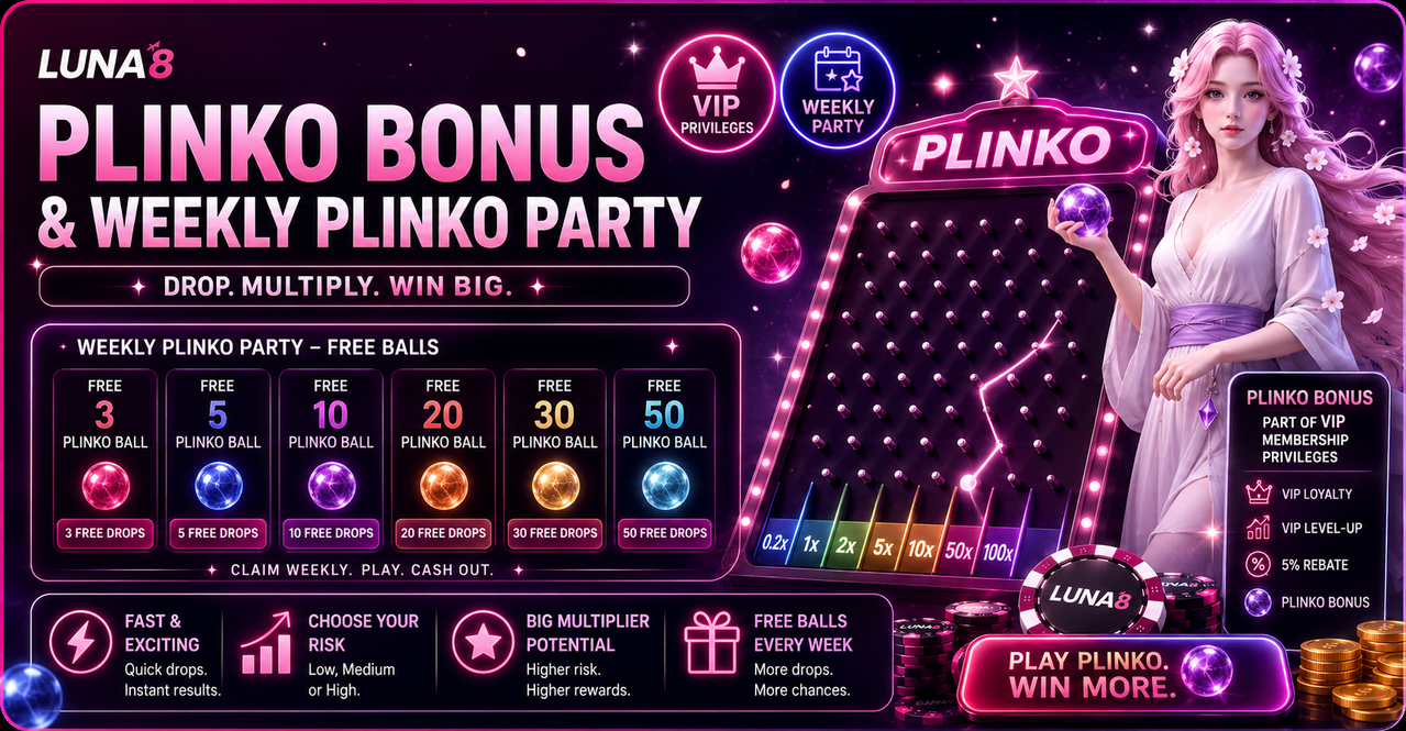 luna8 plinko bonus