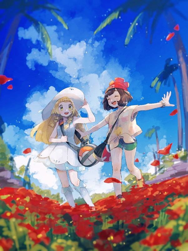 lillie-and-selene-pokemon-and-2-more-dra