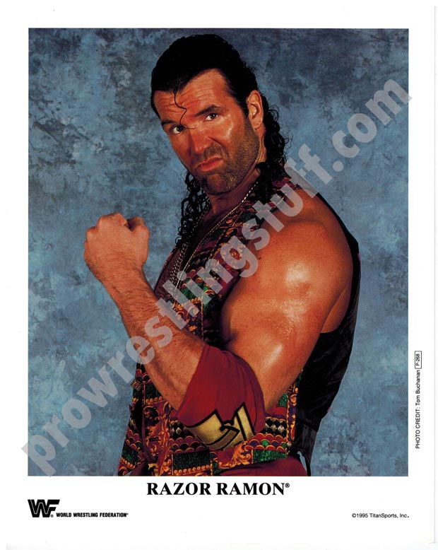 Razor Ramon P-268 WWF 8x10 promo photo