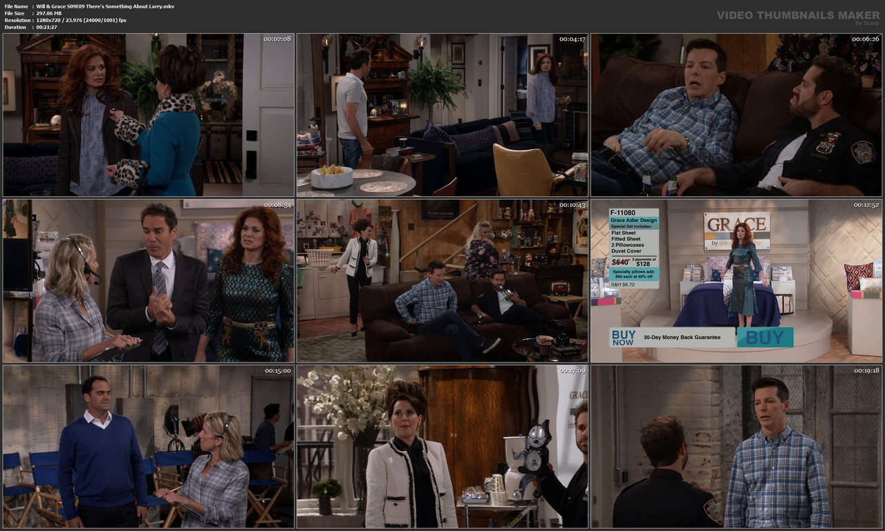 Will & Grace S09E09 There's Something About Larry.mkv