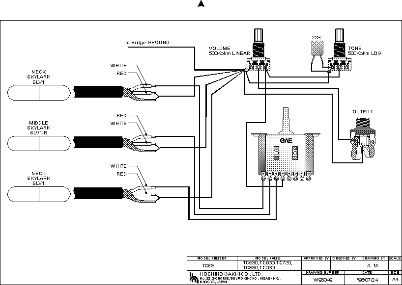 Ibanez W96049 (TC530,TC630,TC730,TC830,TC930)