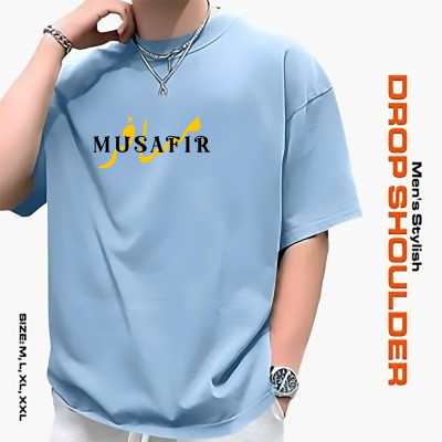 মেনস স্টাইলিশ ড্রপ শোল্ডার- t-shirt: আভিজাত্য আর আরামের সেরা মিশ্রণ